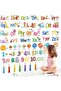 Animal Alphabet & Number Wall Decals - Peel & Stick Educational Wall Stickers for Kids