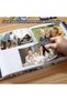 Photo Album 4x6 for 200 Photos, Linen Cover, Golden Leaves Design - 5