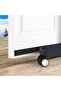 Door Draft Stopper, Adjustable 36 inch Door Sweep Noise Blocker