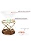Metal Wooden Wax Melt Burner with 100ml Ceramic Bowl, Aromatherapy Oil Diffuser - 2