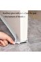 Under Door Draft Stopper with Brush, Cuttable, 36.6" (White) - 5