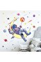 Astronaut Space Planet Vinyl Wall Stickers - Removable Cartoon Decals for Kids Bedroom - 2