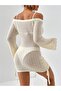 Cotton Long Sleeve Beach Dress - 2