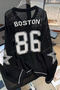 Boston 86 Knitwear Sweater Oversize Star Patterned Women's Sweater – White/Black/Brown - 2