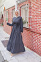 3-Layered Drawstring Robe - Smoked - 3