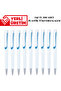 Plastic Ballpoint Pen 100Pcs Press Ballpoint Pen School Business Office Ballpoint Pen - 4