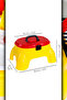 18 Piece Table Toy Repair Set - Educational Occupation Play Tool Bag with Carrying Case Seat - 7