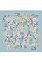Floral Print Pure Silk Twill Scarf 9332D 80 - 3