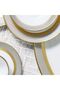 Royal Feast 44-Piece Premium Fine Porcelain Dinner Set-Serves 8 - 6