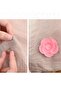 8 Pieces Pink Color Rose Pattern Quilt Case Bed Sheet Duvet Cover Holder Stabilizer Anti-Slip - 3