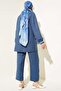 Women's Zigzag Detailed Double Suit - 3