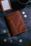 Genuine Leather Wallet with Passport Holder and Card Holder - 2