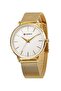 Women's Water Resistant Stainless Steel Analog Watch WT-CU-9021-GO