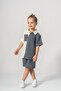 Boy's Summer/Easter Muslin Fabric Shirt Shorts Set - 3