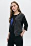 Patterned Bsn Stone Three Quarter T-Shirt - 3