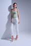 Bow Detailed Crew Neck Green Blouse - 2
