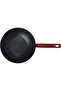 AMERCOOK ROCKSTONE مقلاة عميقة 28 يد باللون الأحمر - 5