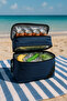 Thermal Icebox Bag Picnic Food Carrying Bag 22 Liters Nutrition Backpack Thermo Camping Cooler with Thermos - 4