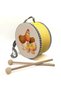 Chicken family Printed leather toy children's drum yellow (2-5 years)
