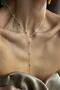 Steel Y Necklace - 2