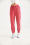 Pink High Waist Soft Knitted Sweatpants with Elastic and Tie Detail - 2