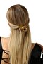 Glossy Metal Knots Automatic Hair Clip