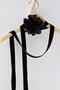 Chiffon Fabric Flower Choker Necklace - 2