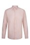 Pink Comfort Fit 100% Cotton Slim Collar Long Sleeve Sports Shirt