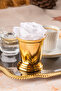 6-Piece Gold Rose Bucket White Velvet Rose Display Tray - Decoration - 4