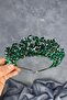 Emerald Green Nature Beaded Bridal Henna Crown Bridal Hair Accessory - 6