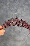 Burgundy Island Bridal Henna Crown - 2