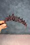 Burgundy Island Bridal Henna Crown - 5