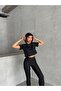Stand Collar Crop T-Shirt and Leggings Two-Piece Set Misstkm2640 - 7