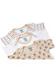 Printed Romper - Pack of 3, 6-9 Months , Multi Color - 7