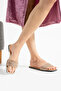 ULKY Beige Stone-Detail Daily Evening Women's Slipper - 3