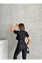 Stand Collar Crop T-Shirt and Leggings Two-Piece Set Misstkm2640 - 6