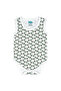 Cotton, Sleeveless Printed Bodysuit. Set of 3, 18-24 Months , White - 4