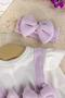 Bandana Bow Baby Girl Dress Jumpsuit - 3