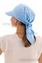 Safari Tie-Up Bandana Visor with Shield - 2