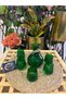 Colorful Zamzam Set, Water Set, Jug and Glass Set, Umrah-Hajj Gift, 7 Piece Soft Drink Set Carafe - 5