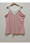 Women's Sleeveless Lace Collar Camisole Blouse - 2