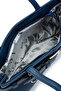 Belt Detailed Women's Shoulder Bag Birdy Navy Blue - 6