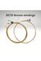 مجموعة جيتار صوتي من سلسلة Pitbull Strings فضية String SAG 10-47 SL Super Light 85/15 برونزي - 5