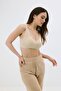 Non-Wireless Seamless Laser Bra with Removable Pads C26125 Skin - 6
