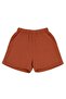 Double Layer Muslin Kids Shorts 100% Natural Cotton Brown