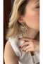 Leopard Print Large Hedgehog Earrings