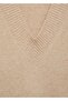 Pointed collar oversize sweater - 5