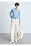 Boat Neck Knitwear Sweater - 2