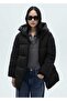 Hooded Quilted Midi Anorak