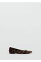 Leopard Print Leather Ballerinas - 2